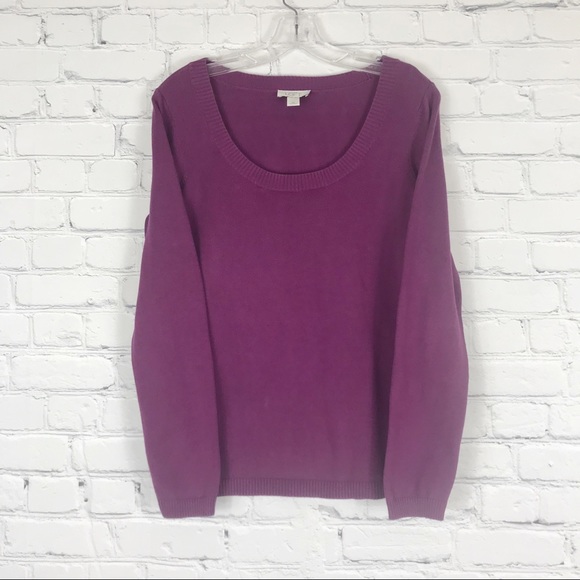 plum sweater